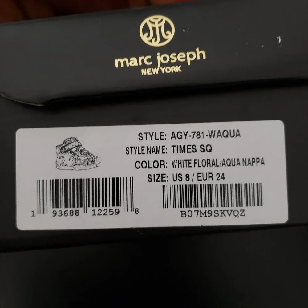 Marc Joseph Toddler Leather High Top Shoes